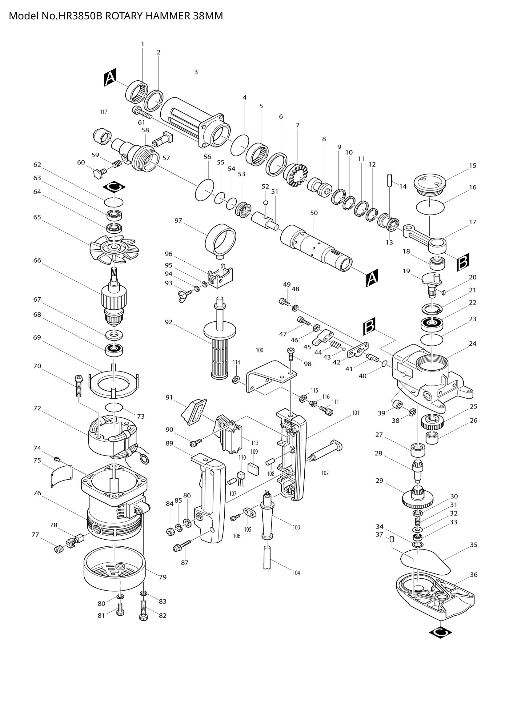 Diagram for HR3850B
