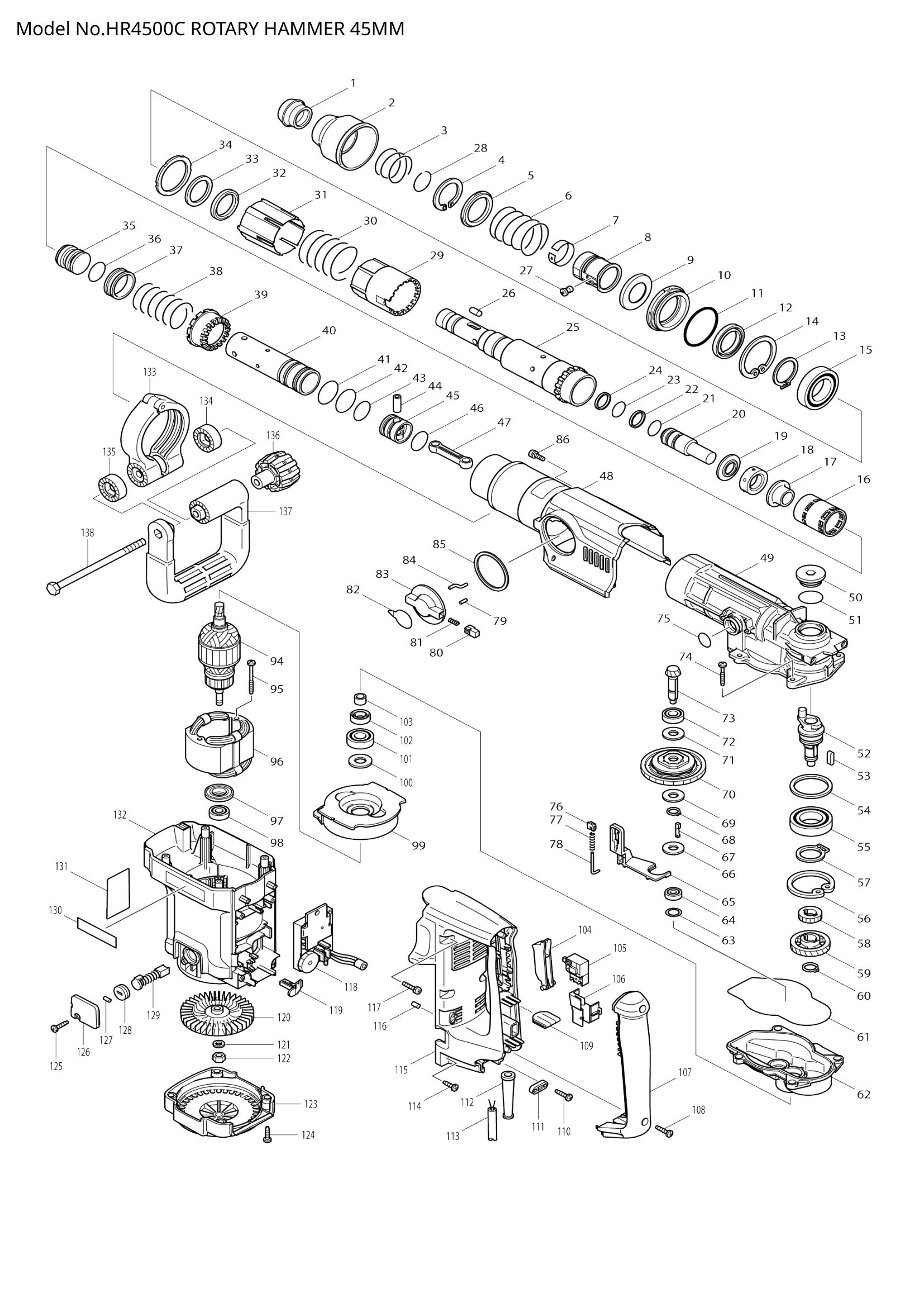 Diagram for HR4500C
