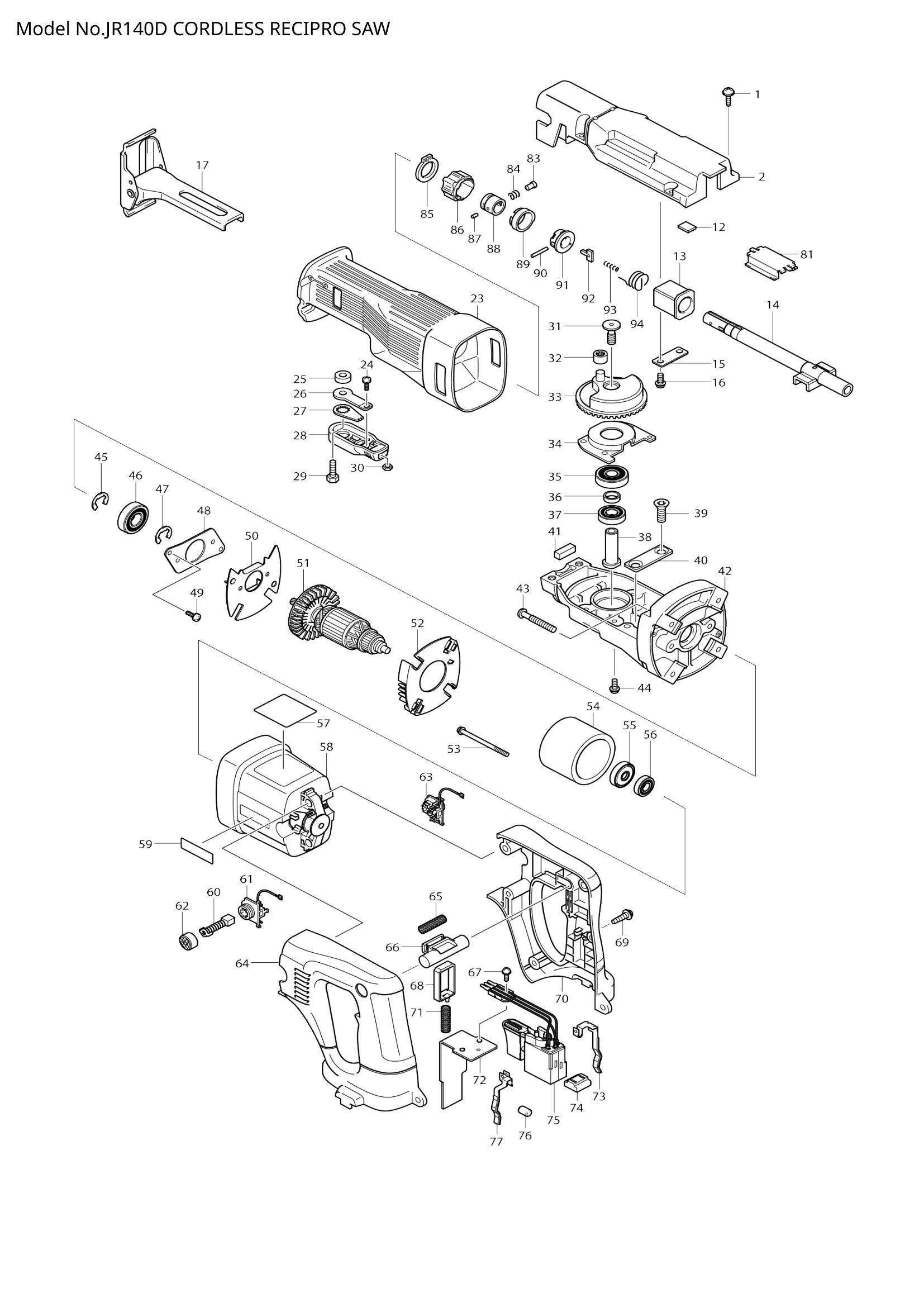 Diagram for JR140D