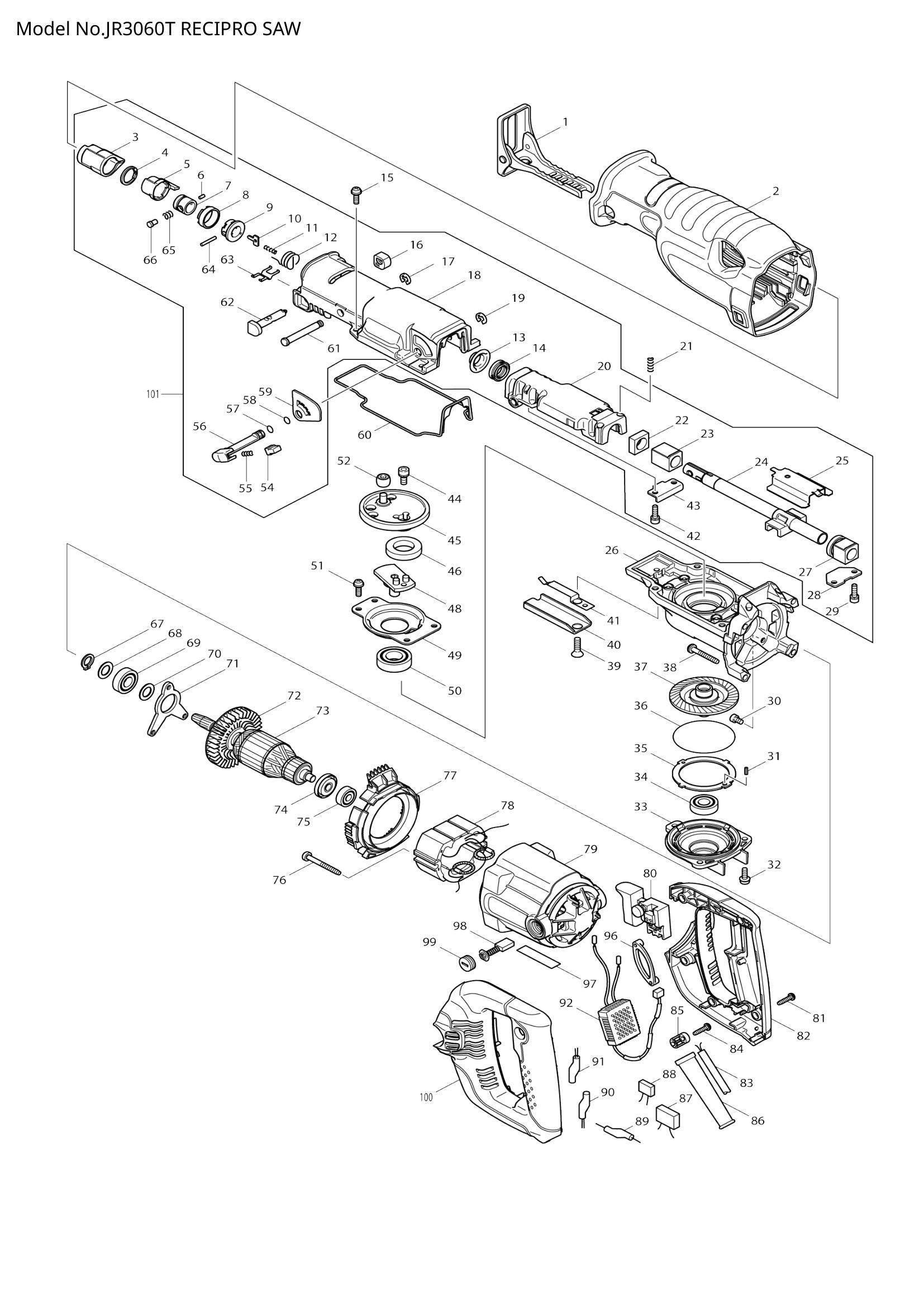 Diagram for JR3060T