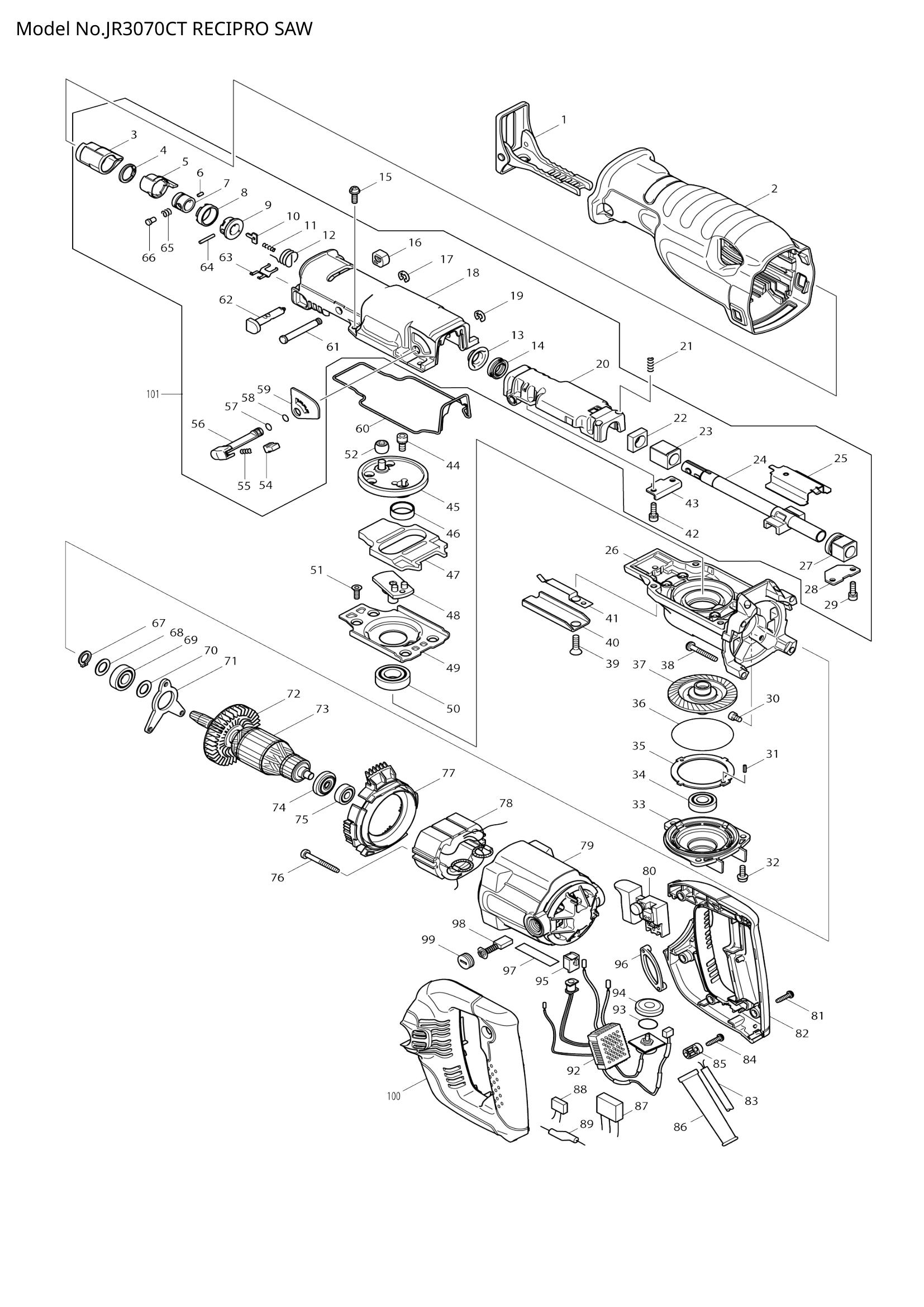 Diagram for JR3070CT