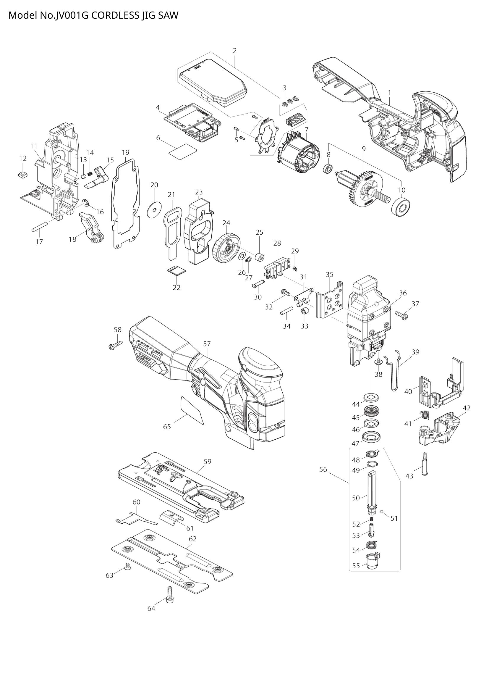 Diagram for JV001G