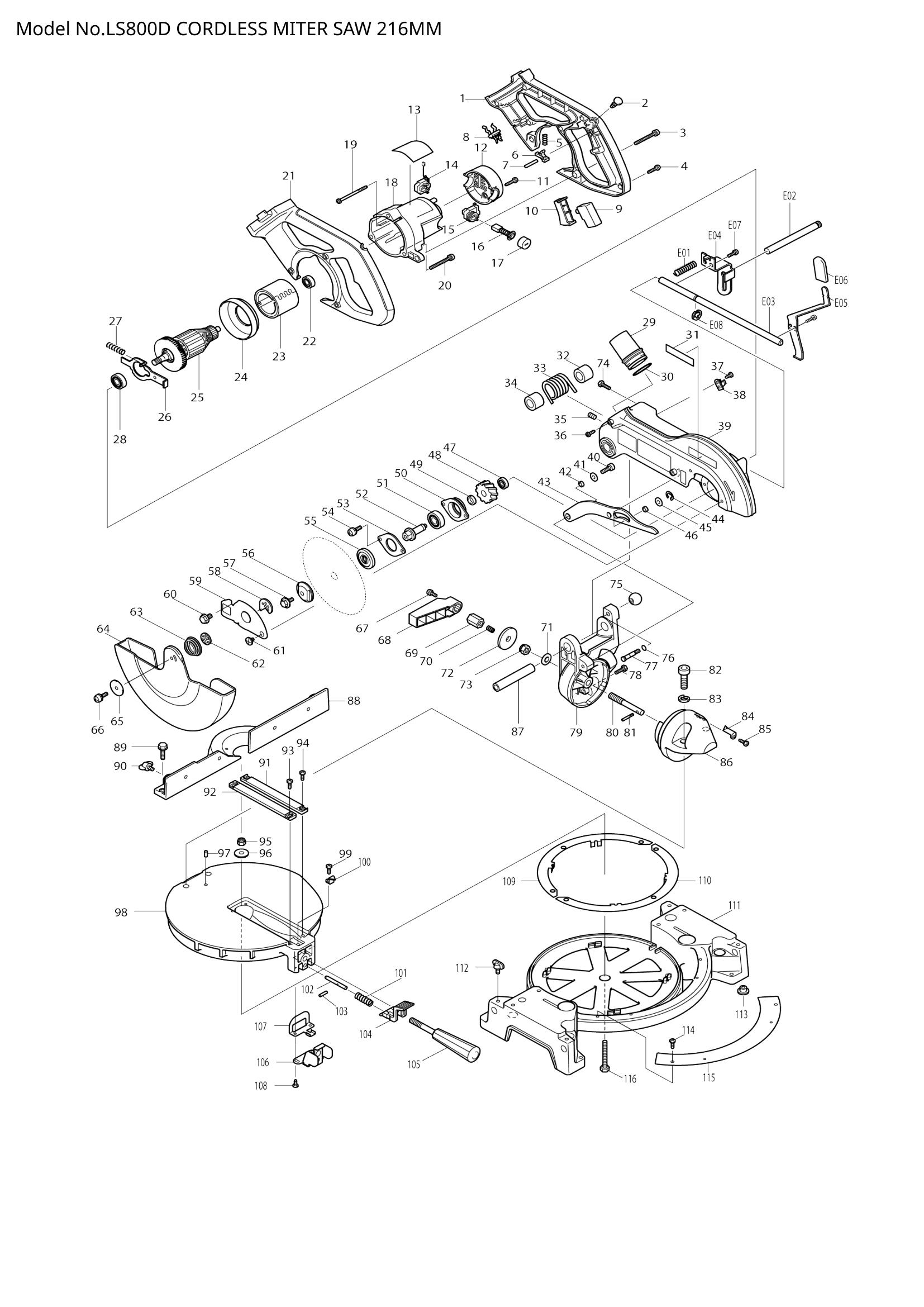 Diagram for LS800D