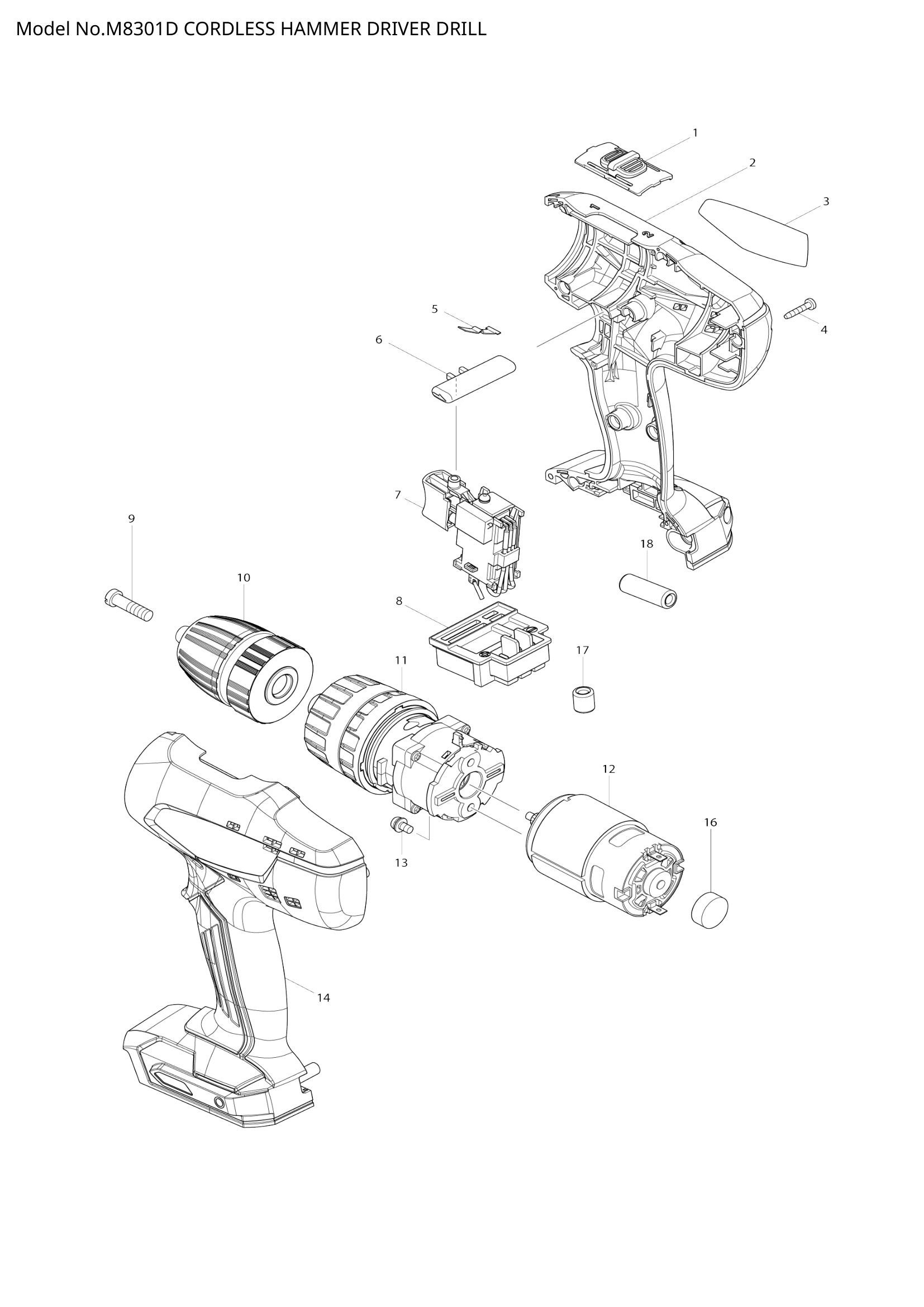 Diagram for M8301D