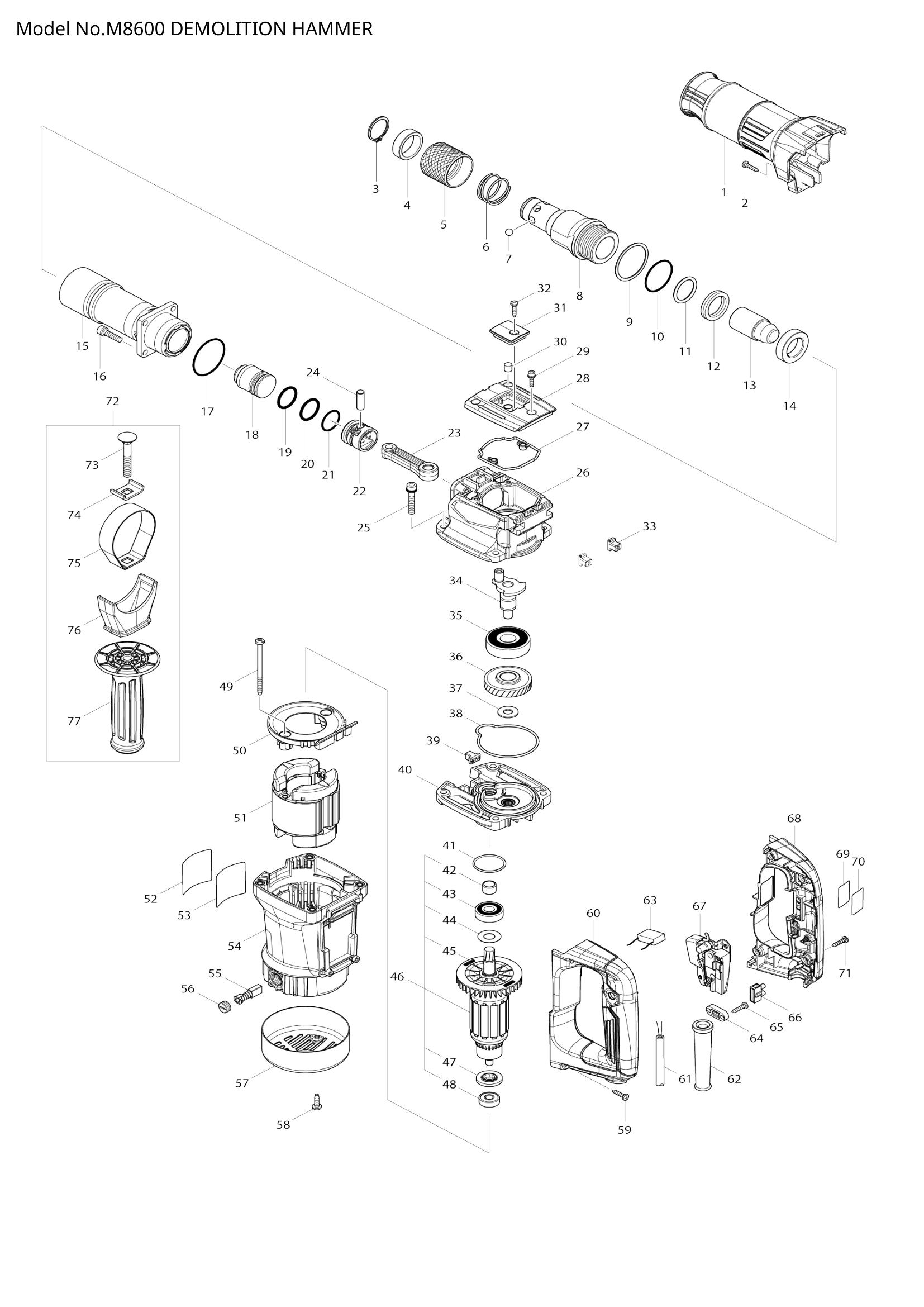 Diagram for M8600