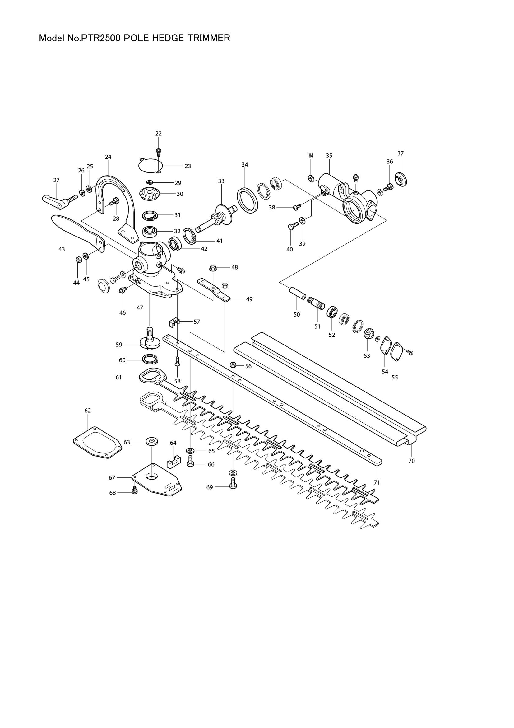 Diagram for PTR2500