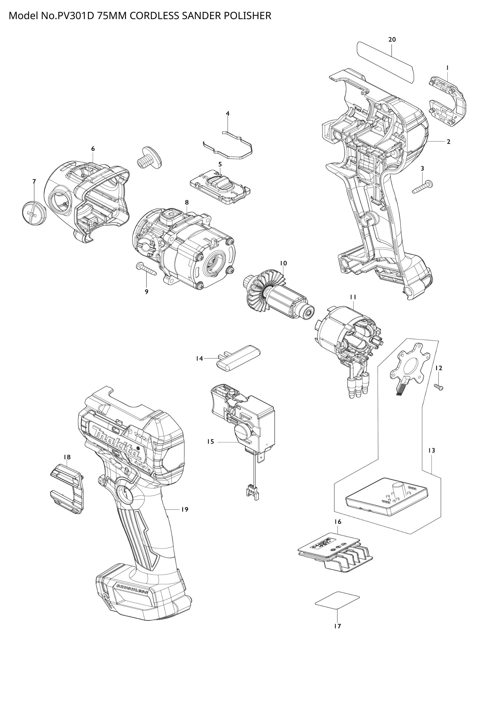 Diagram for PV301D