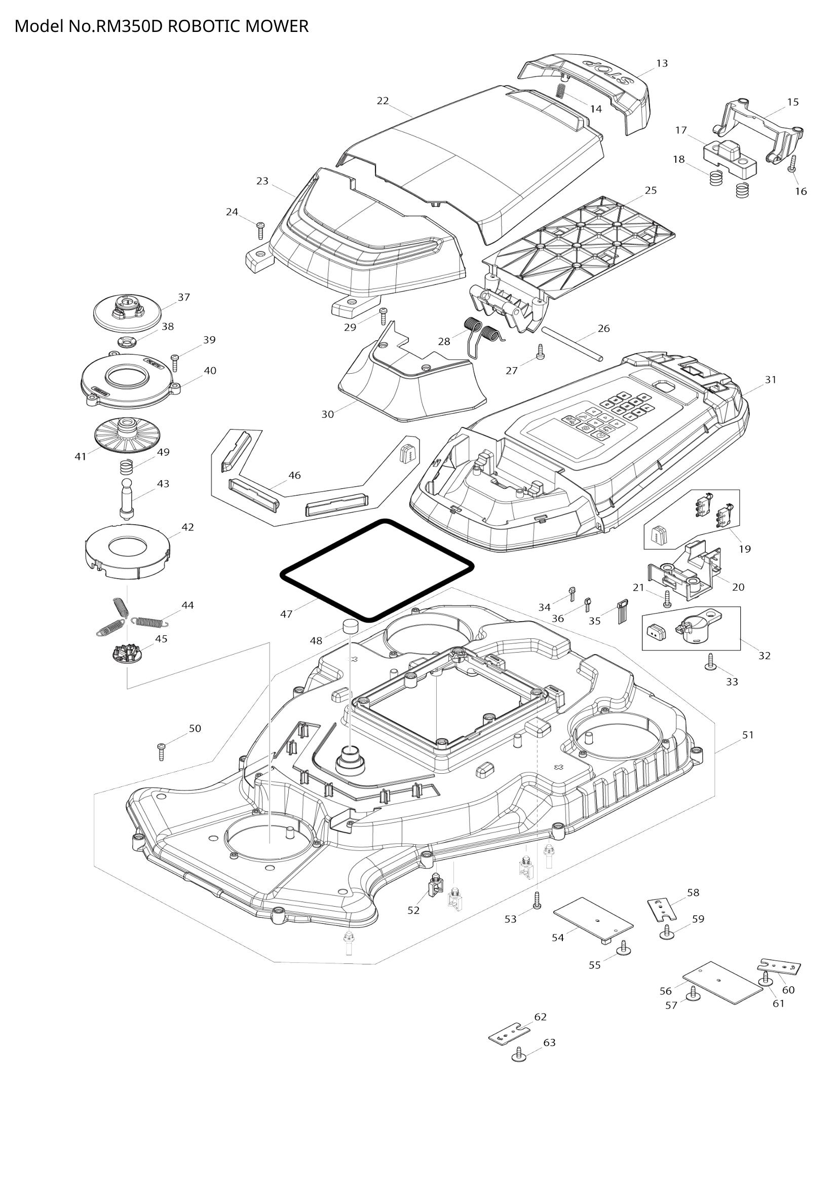 Diagram for RM350D