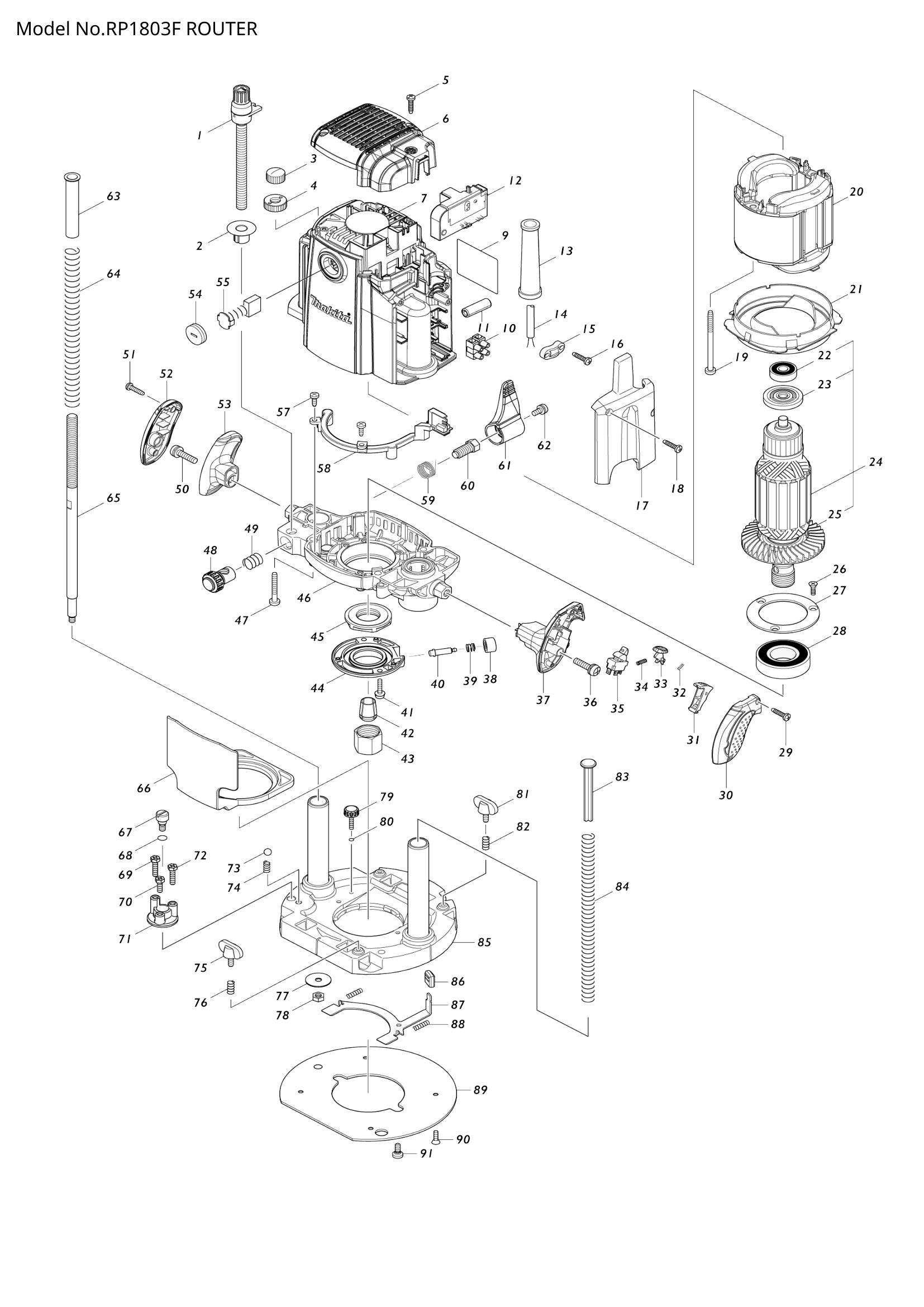 Diagram for RP1803F