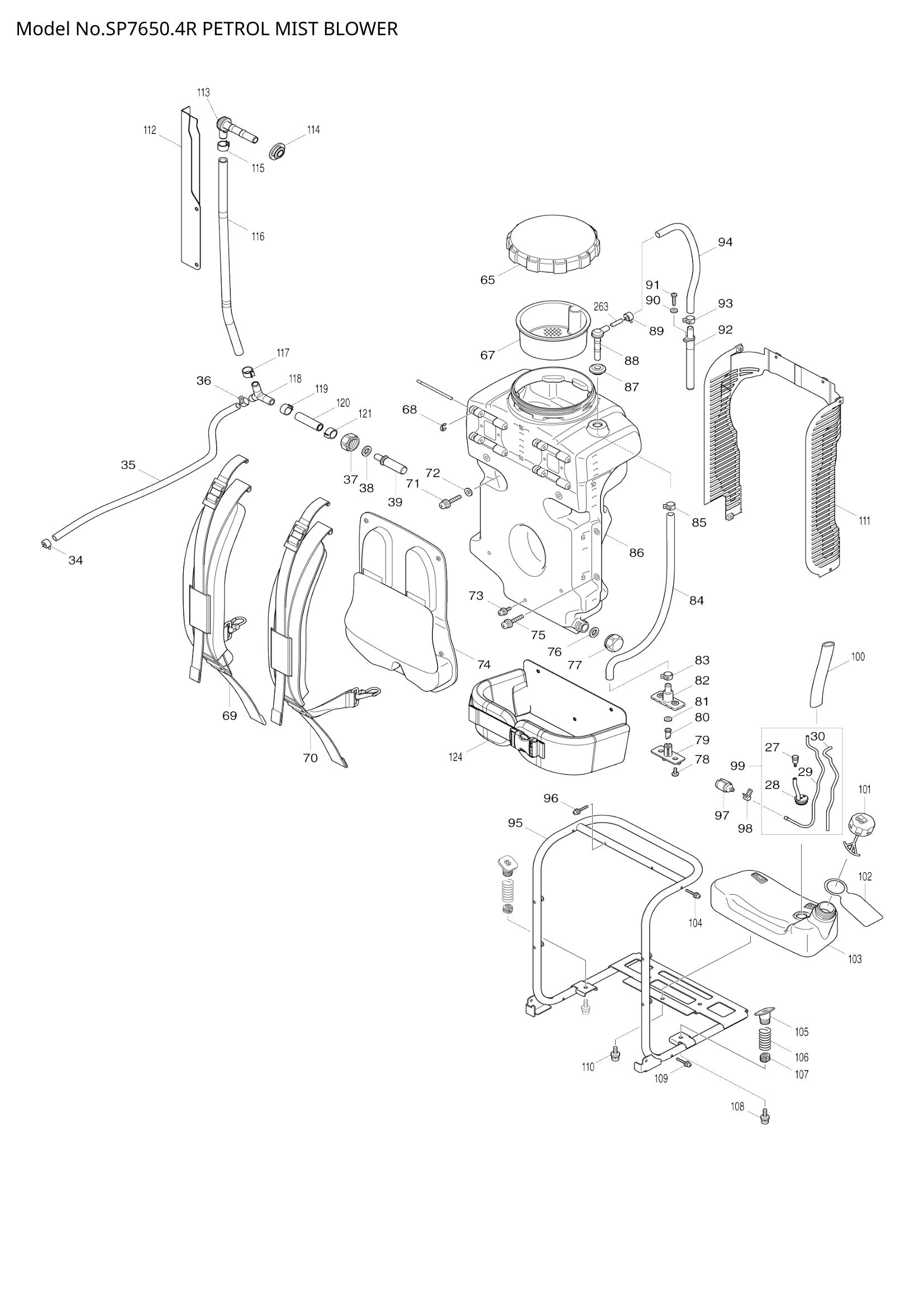 Diagram for SP7650
