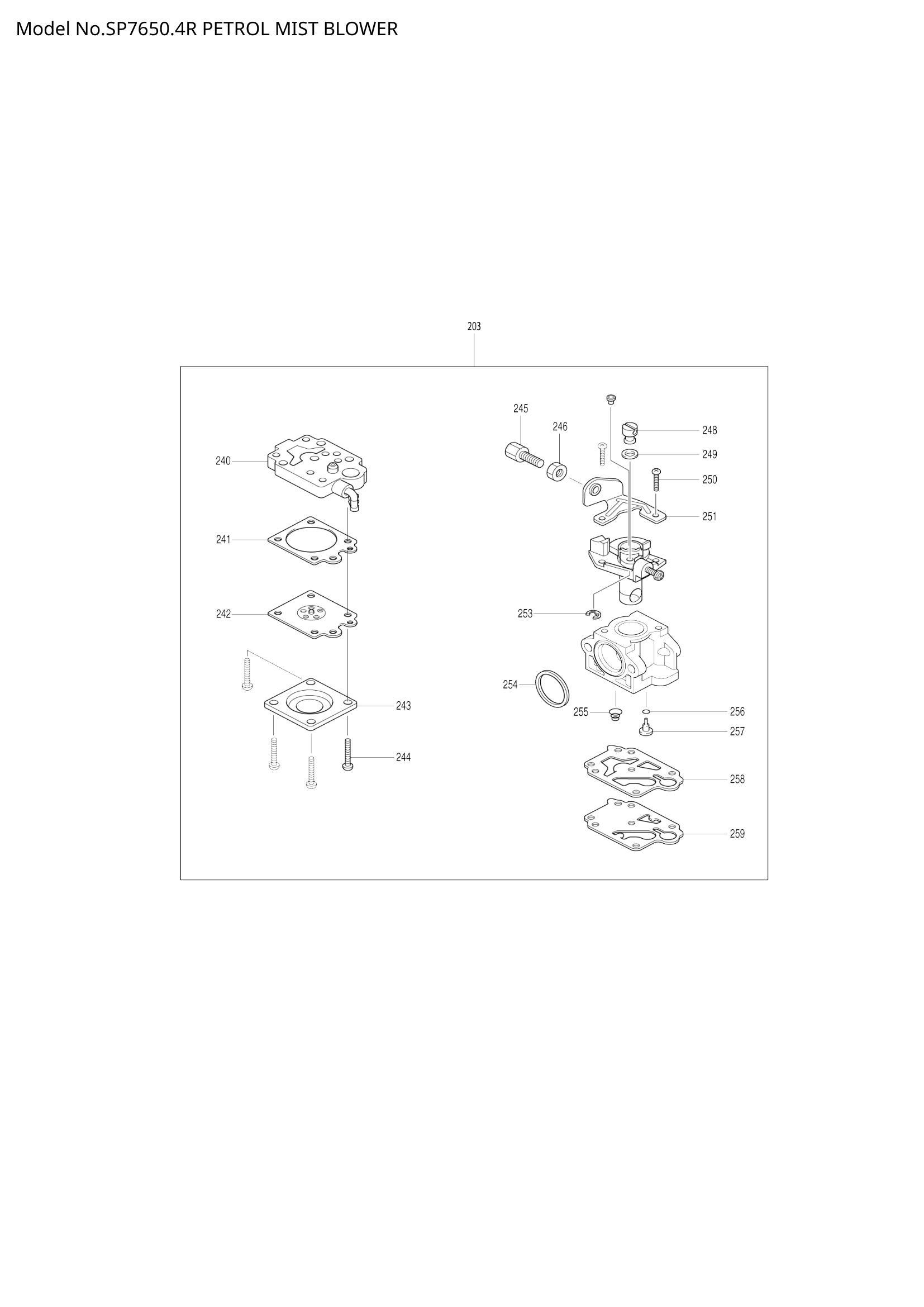 Diagram for SP7650