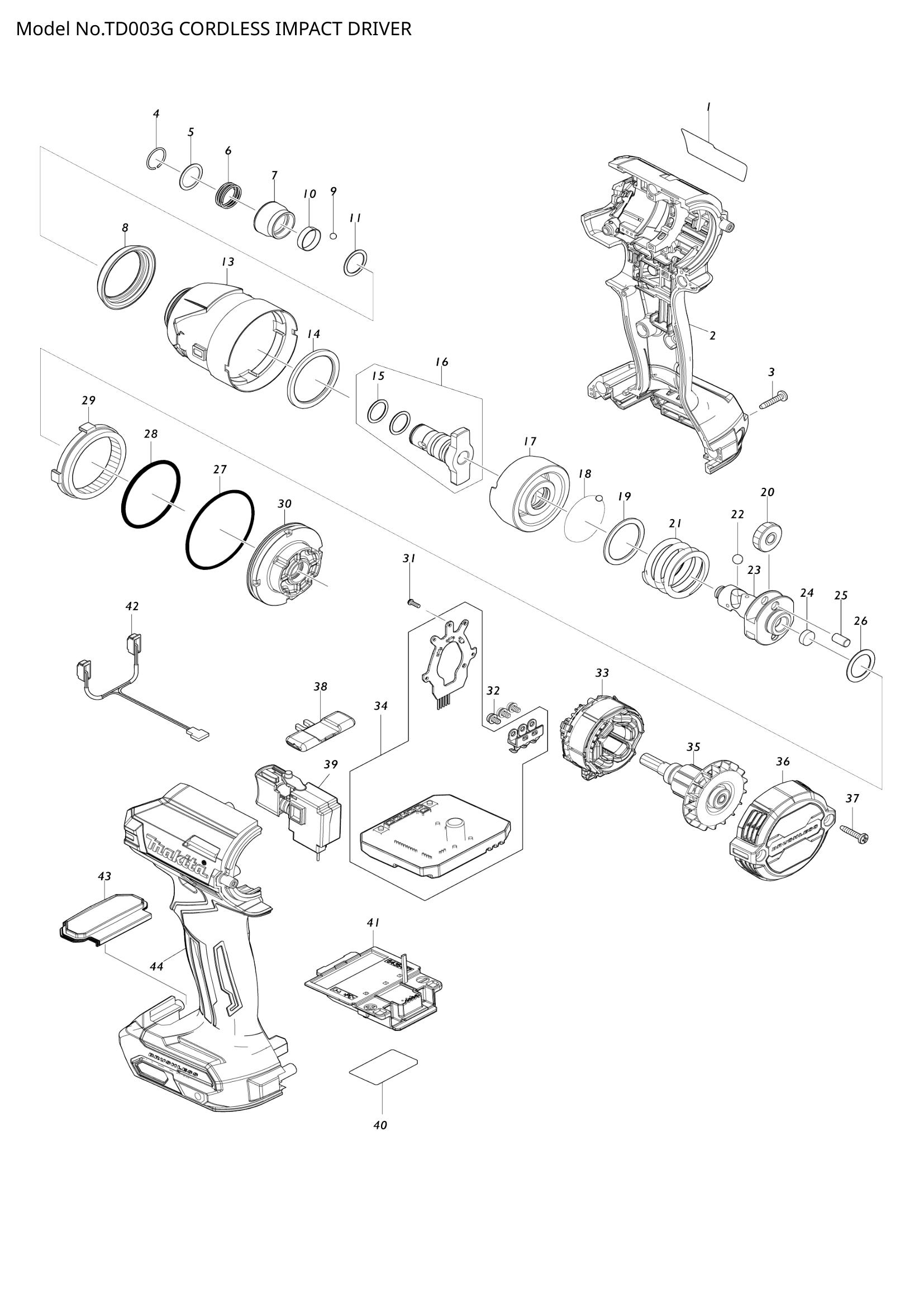 Diagram for TD003G