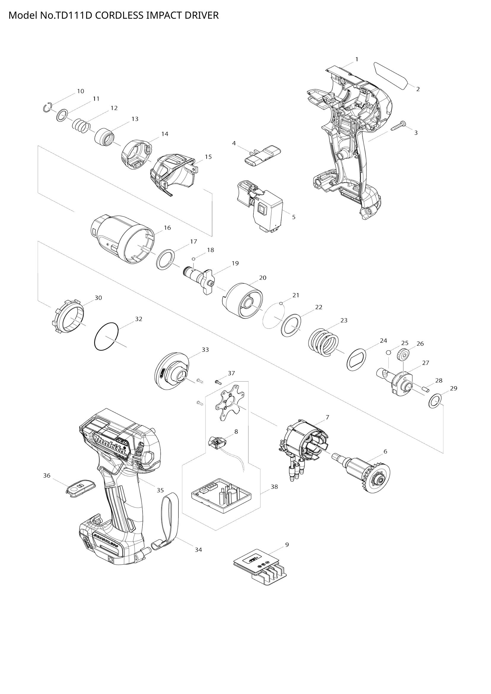 Diagram for TD111D