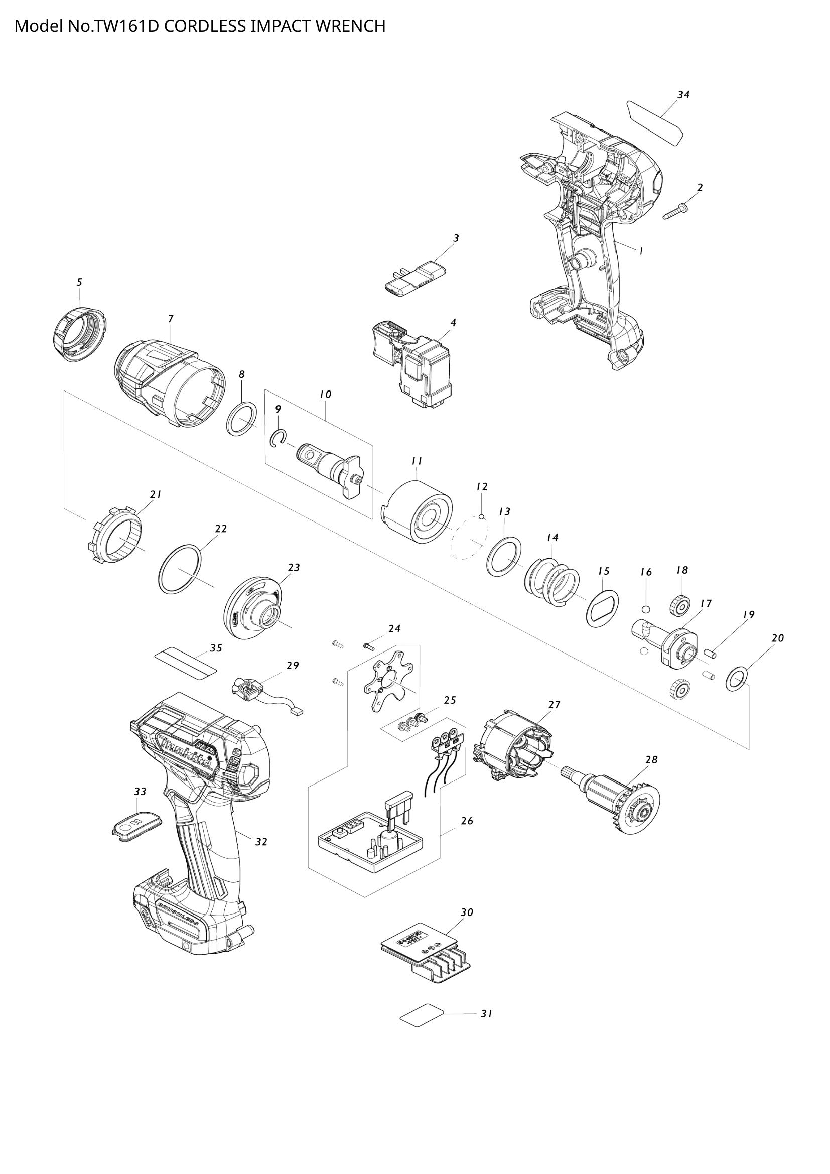 Diagram for TW161D