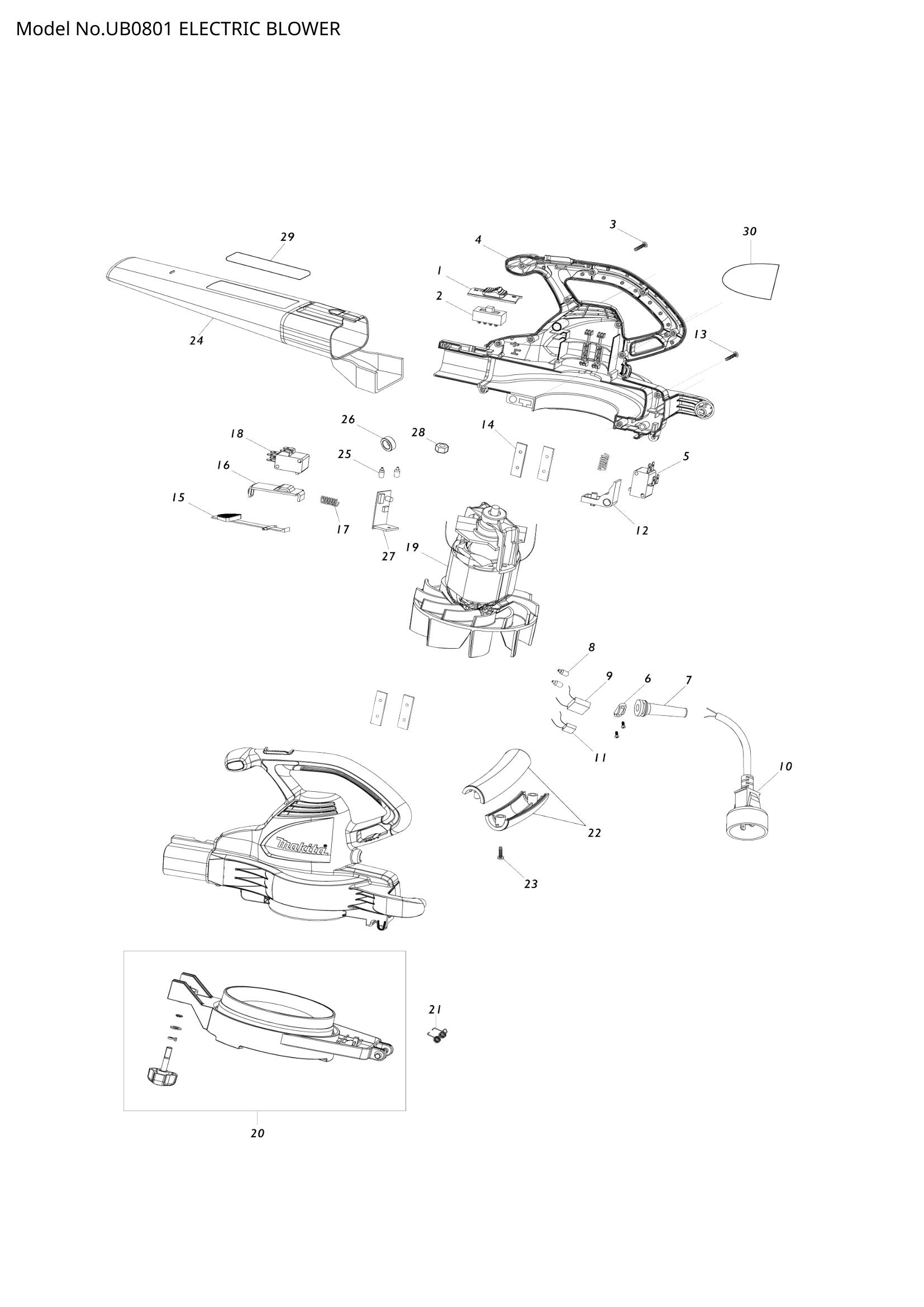Diagram for UB0801