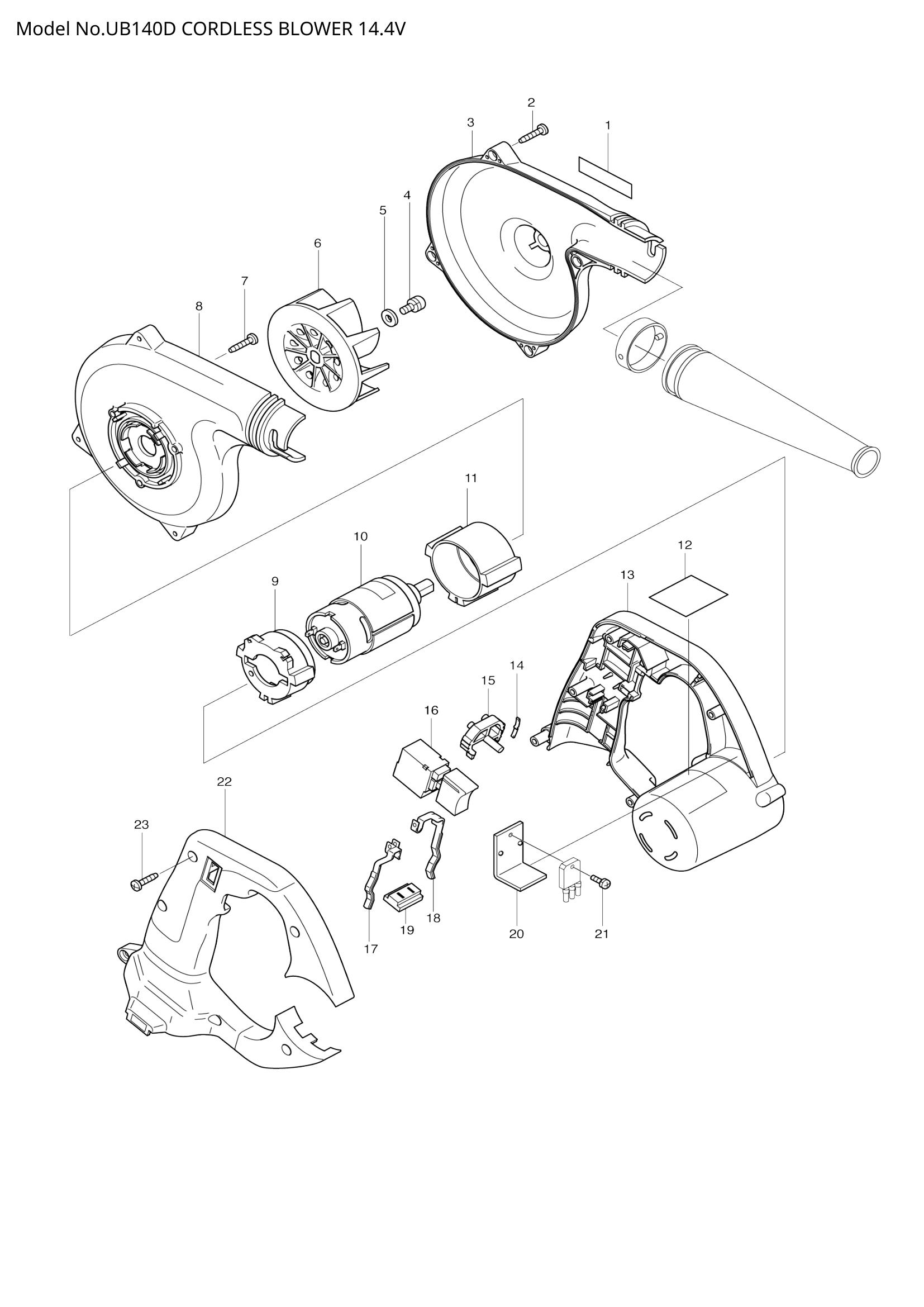 Diagram for UB140D
