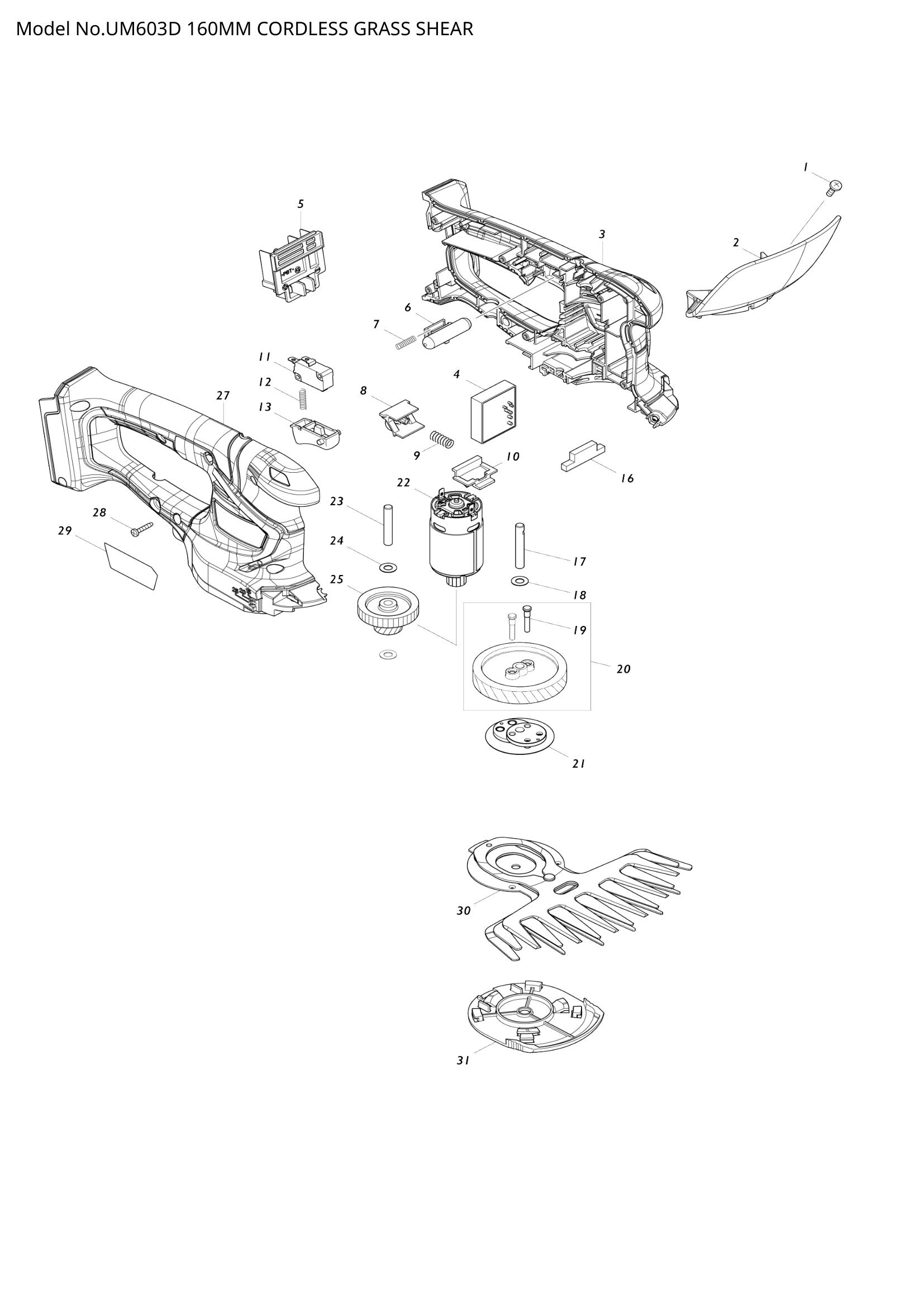 Diagram for UM603D