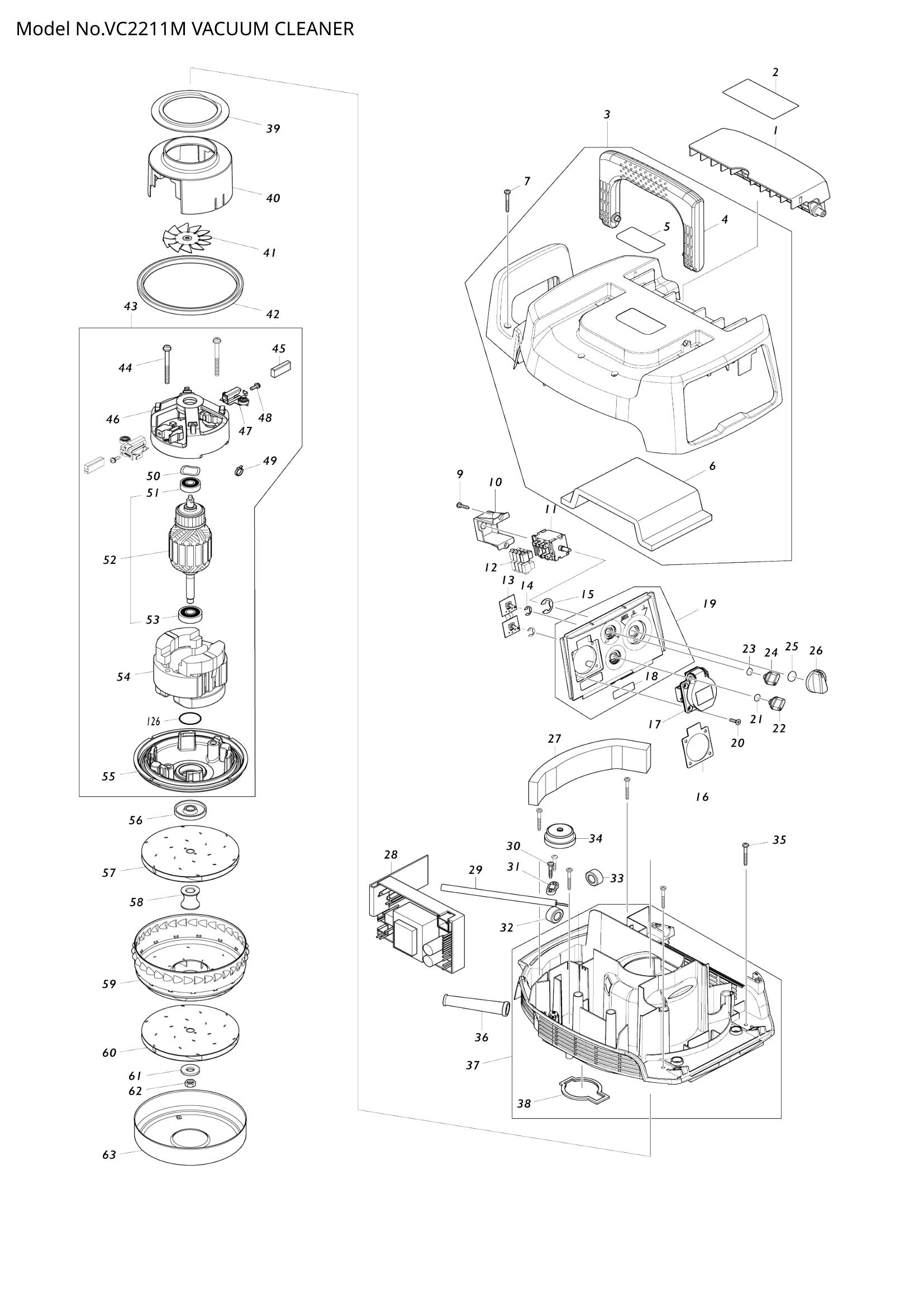 Diagram for VC2211M