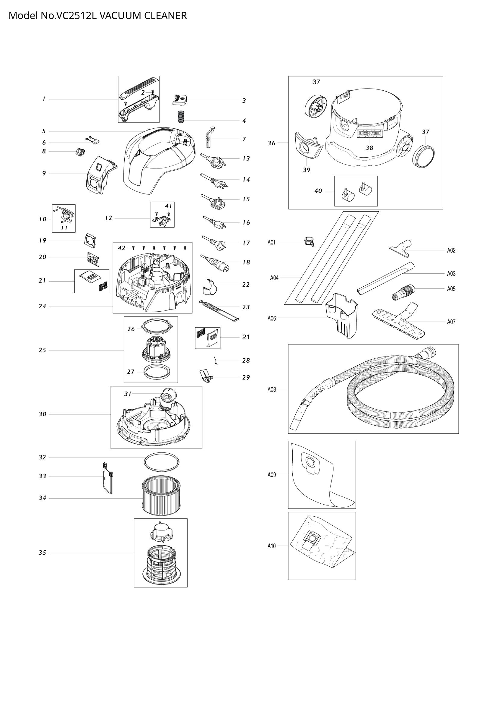 Diagram for VC2512L