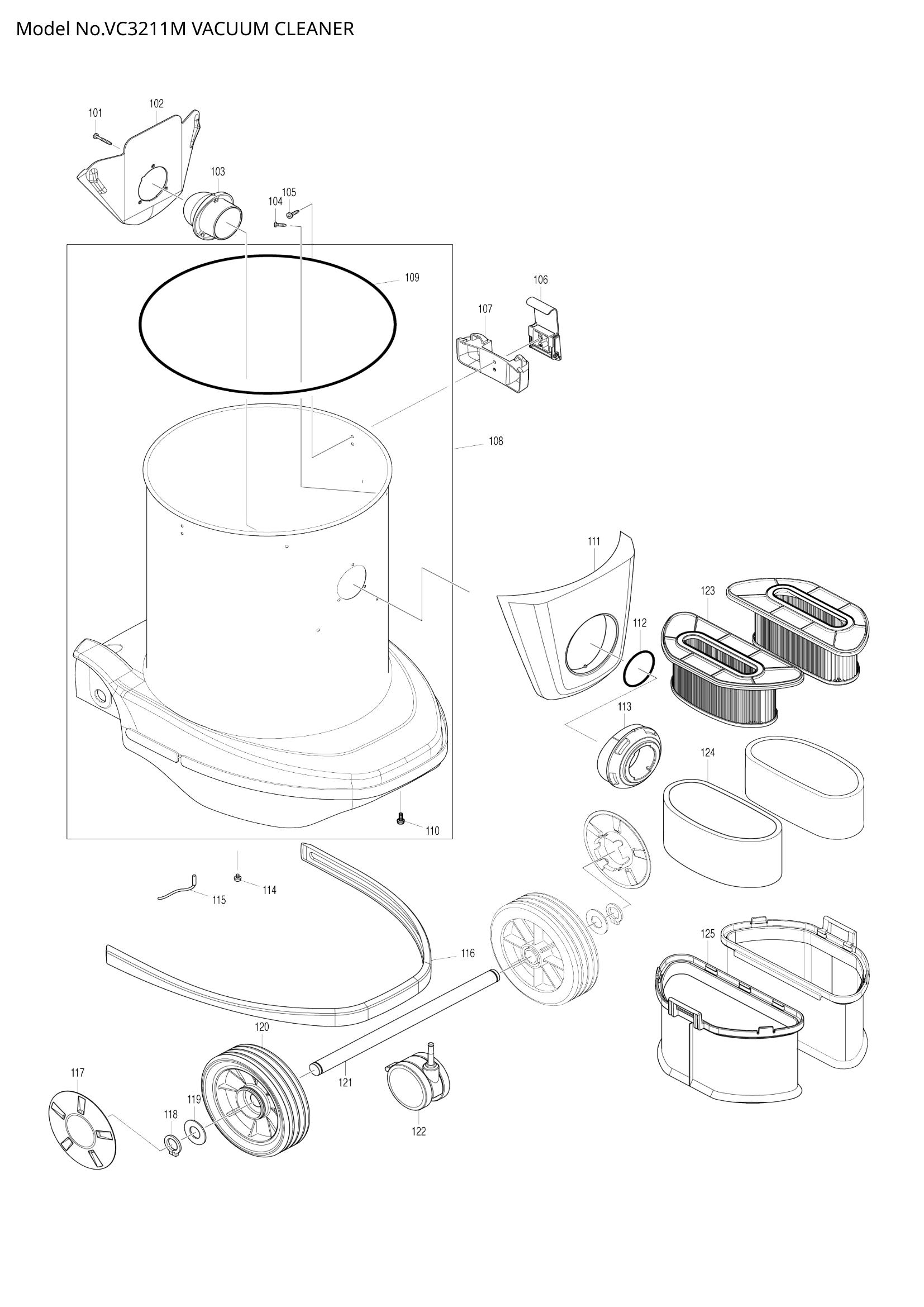 Diagram for VC3211M