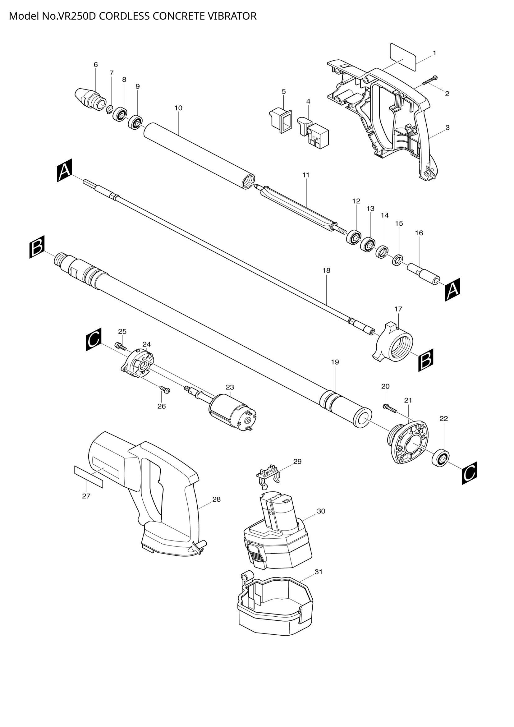 Diagram for VR250D