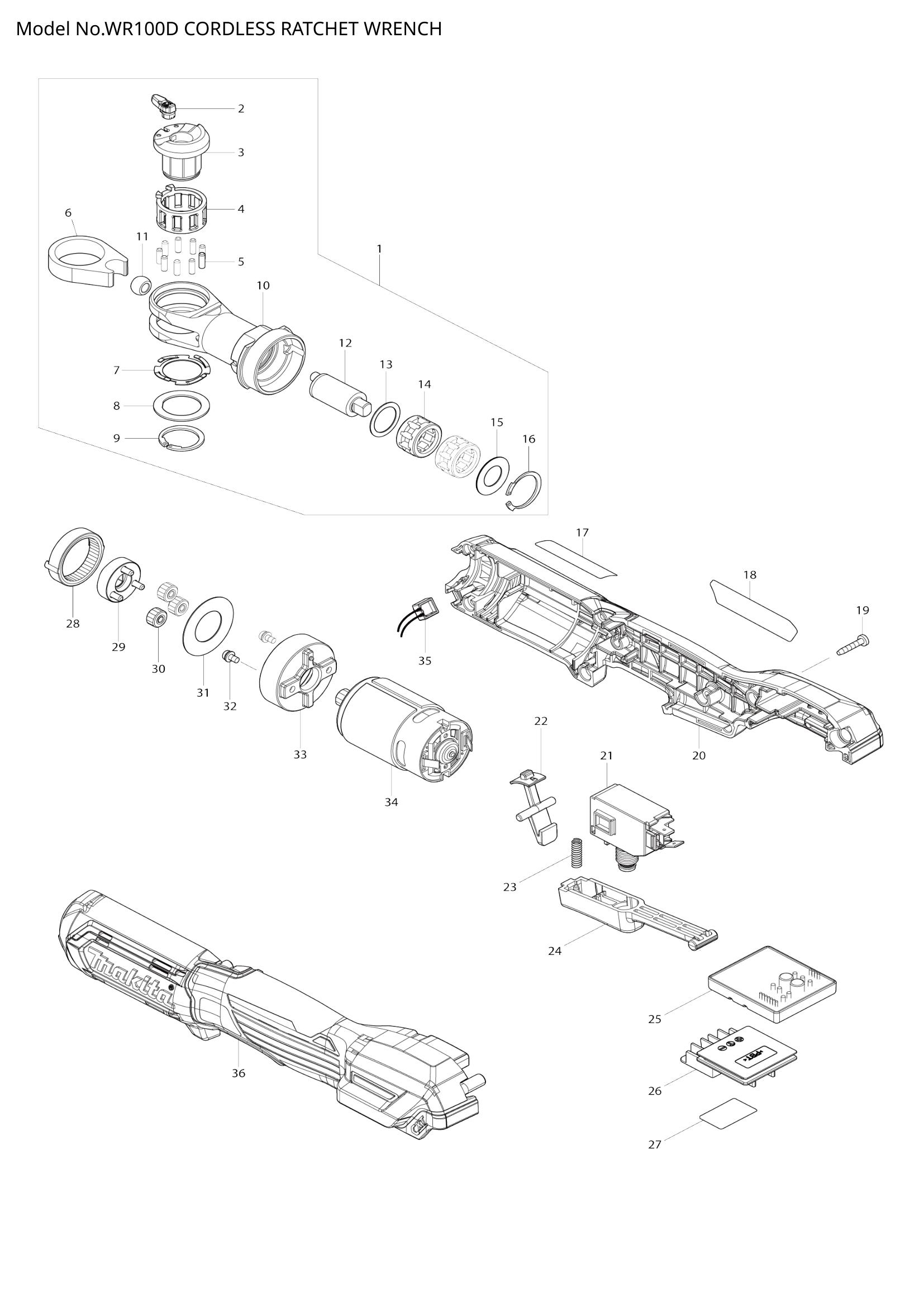 Diagram for WR100D